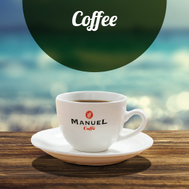 Italian ground coffee and beans form Manuel Cafe